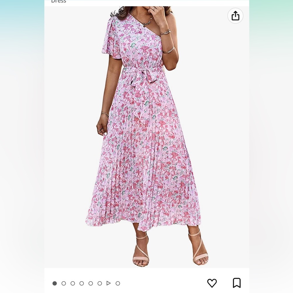 NWT Summer One Shoulder Dress